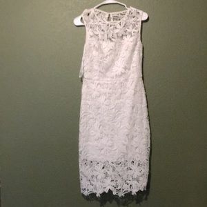 White lace dress
